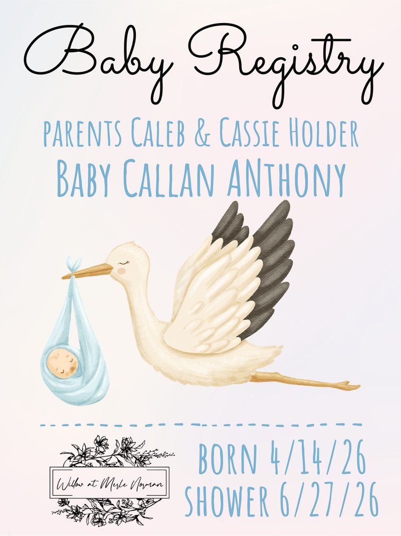 Baby Registry - Caleb & Cassie Holder