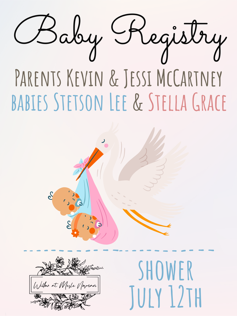 Baby Registry - Kevin & Jessi McCartney