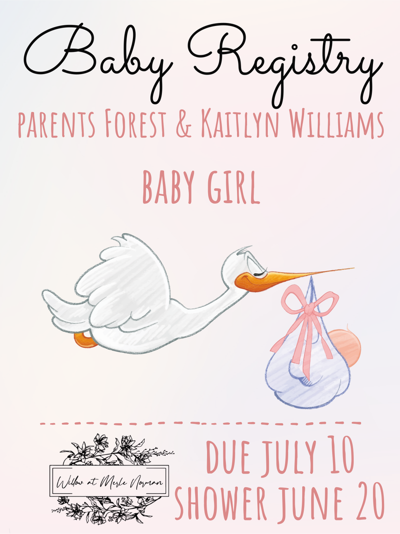 Baby Registry - Forest & Kaitlyn Williams