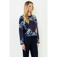 All Over Pattern Sweater Top