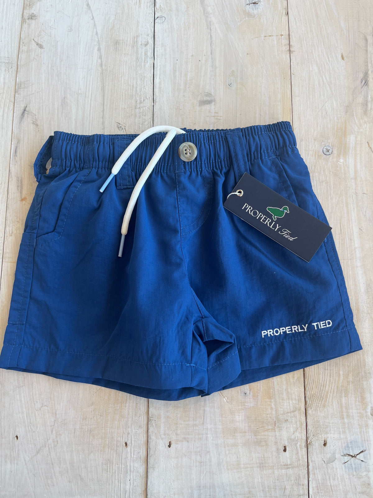 Properly Tied Boys Mallard Short Navy