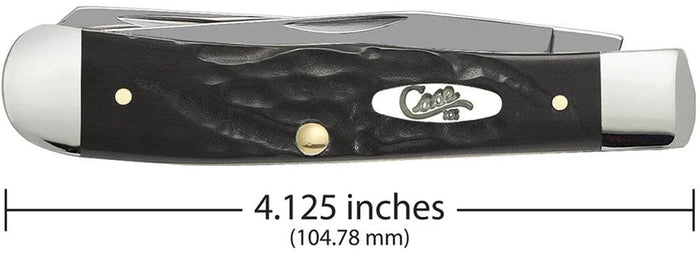 Case Knives - Rough Black® Synthetic Trapper