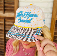 MAKE HEAVEN CROWDED ZEBRA HAT