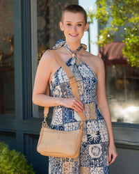 Caroline Hill Paxton Crossbody with Pockets Natural
