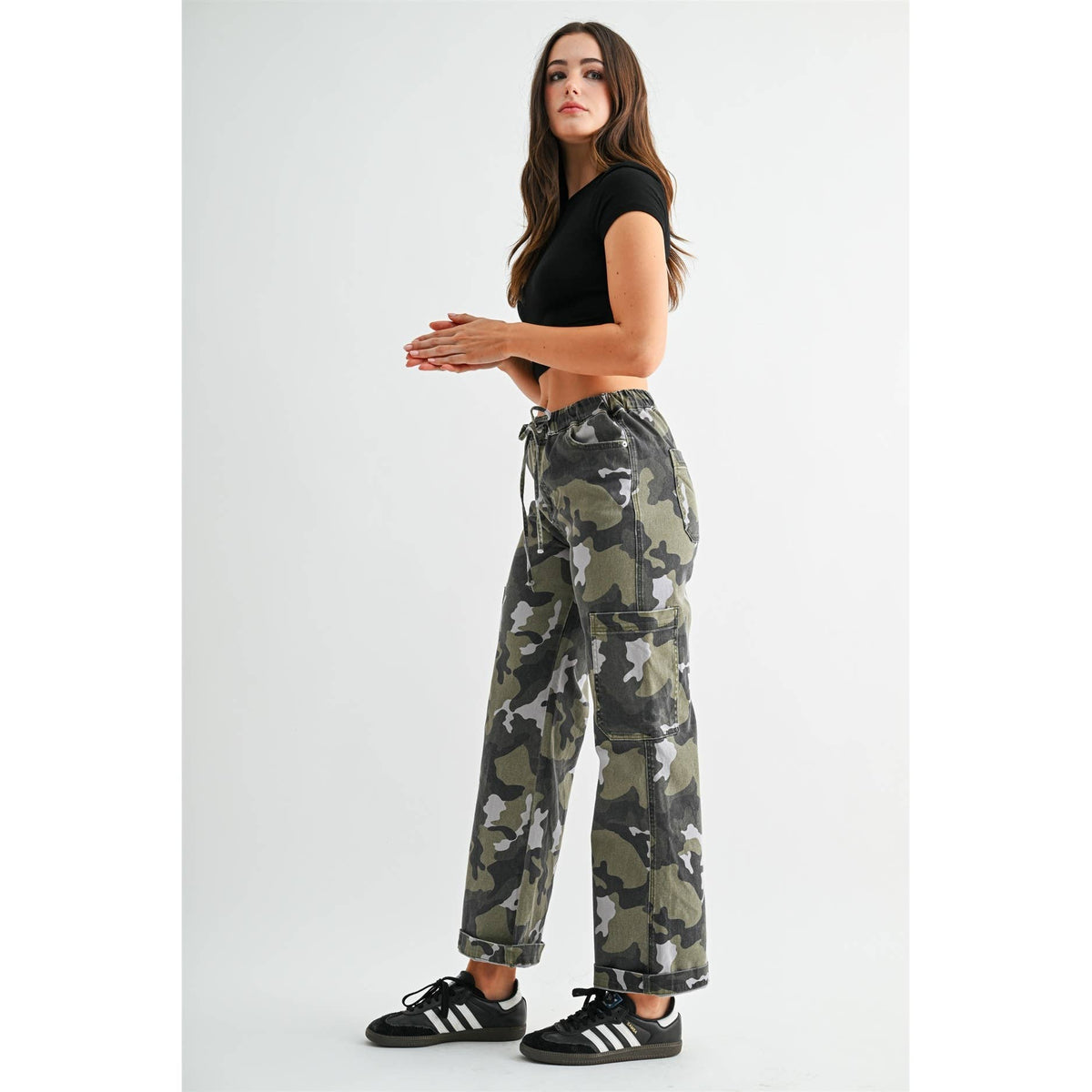 HIGH-RISE JOGGER ANKLE WIDE