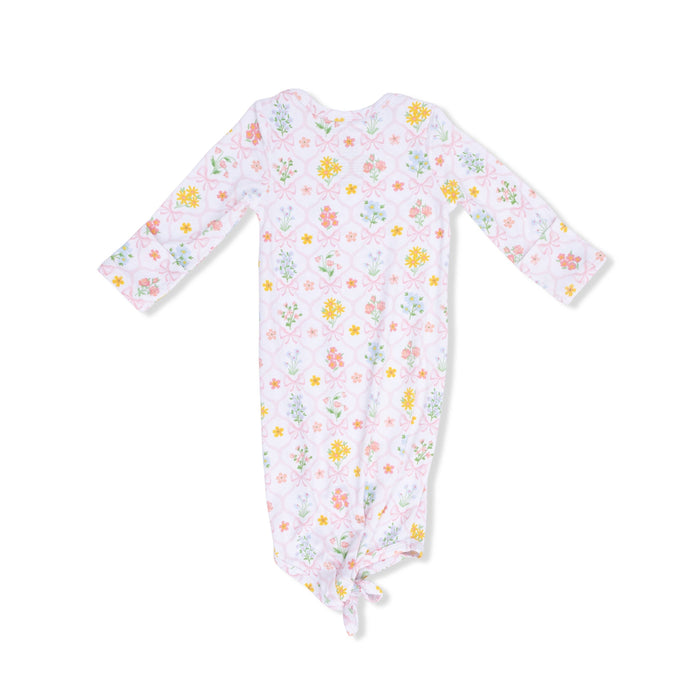 Spring Blooms Bow Trellis - Knotted Gown