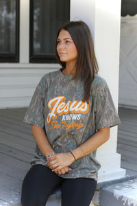 Mad Hatter-JESUS KNOWS I'M TRYING T-SHIRT