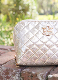 Caroline Hill Ibiza Small Pouch Champagne Pop