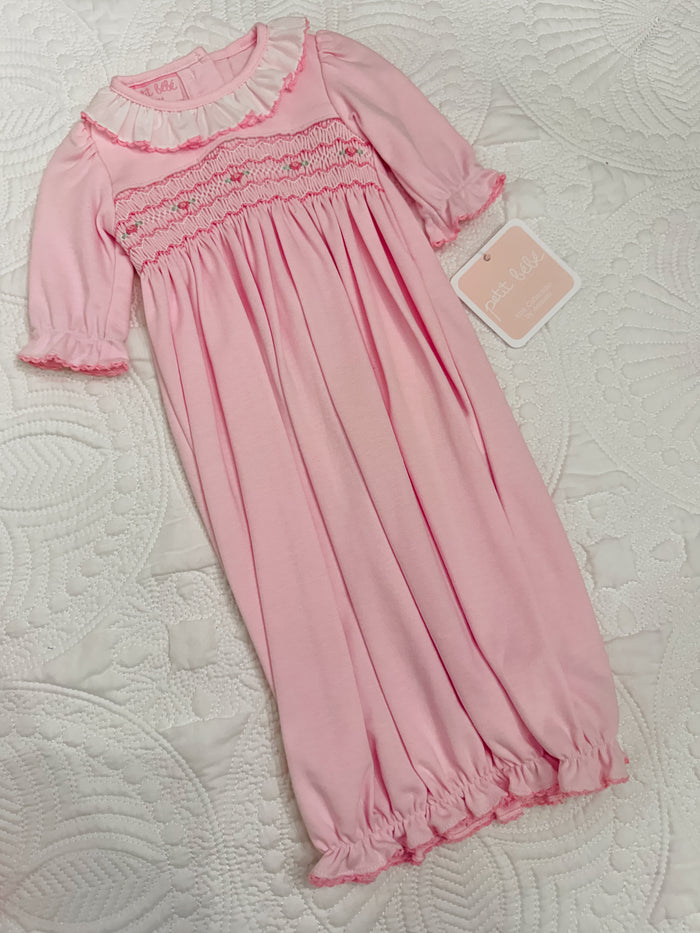 Petit Bebe Elizabeth- Pink knit girl's sac