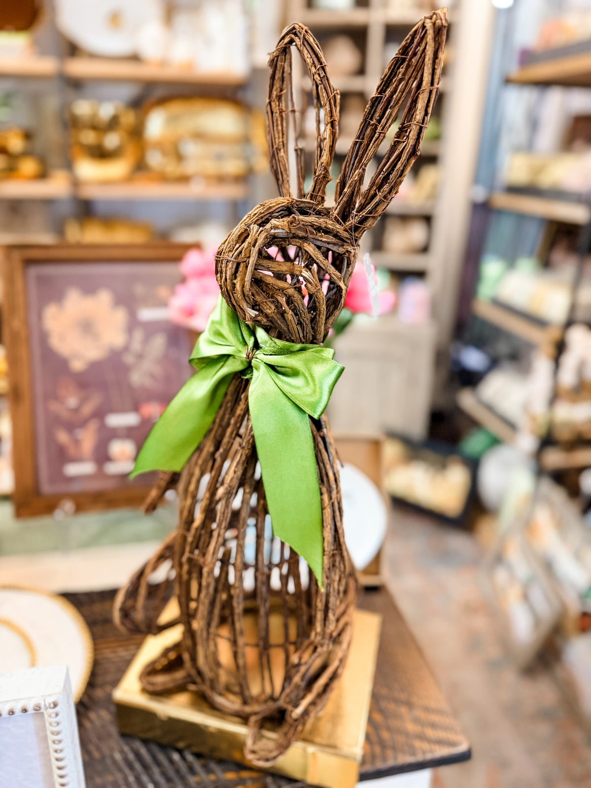 Raz 15" Open Vine Rabbit