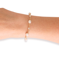 Maggie Bracelet in Gold with Silver