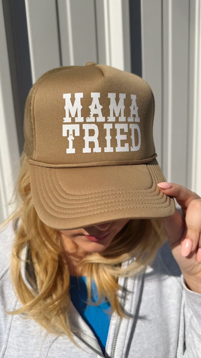 Local Girl Mama Tried Foam Trucker Hat