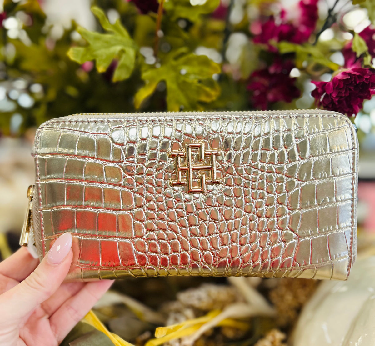 Caroline Hill Penelope Wallet Gold EC