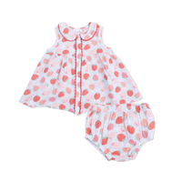 Strawberry Bliss - Jill Dress Sleeveless with Bloomer