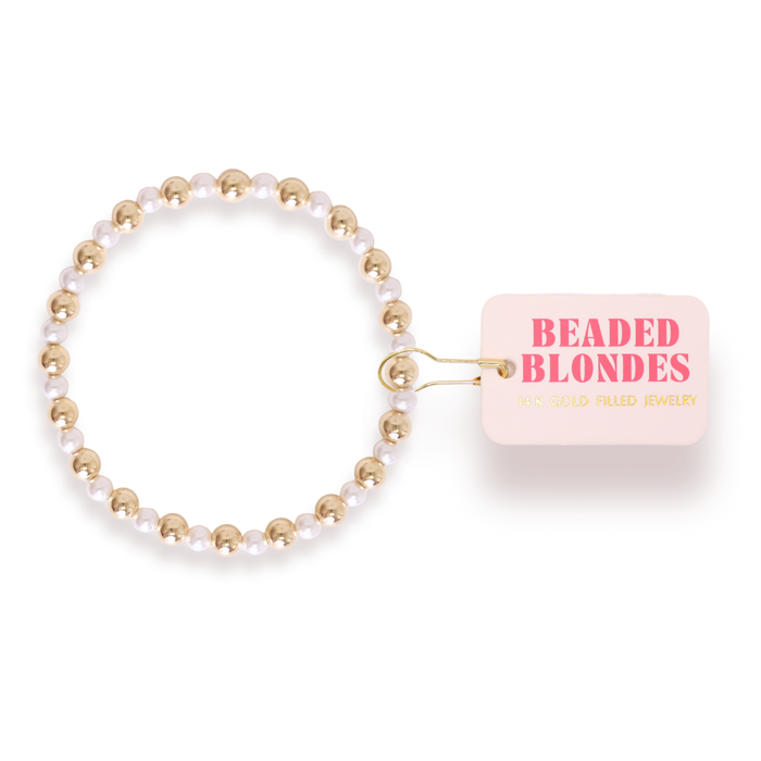 Anna Pearl Bracelet in Gold