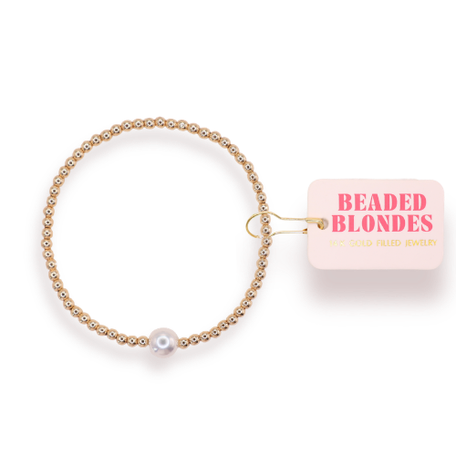 Ariel Pearl Bracelet in Gold