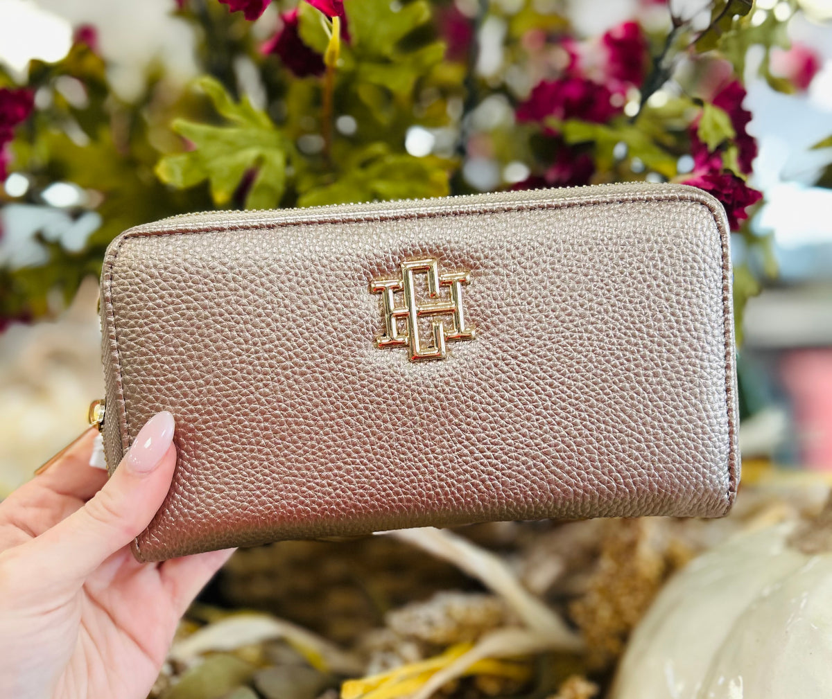 Caroline Hill Penelope Wallet Bronze