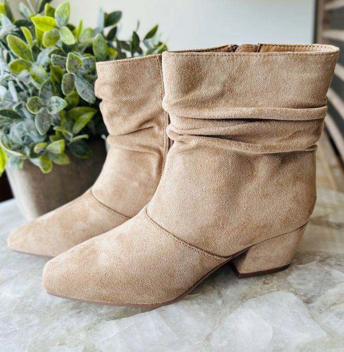 Corkys Addicted Sand Faux Suede Short Boots