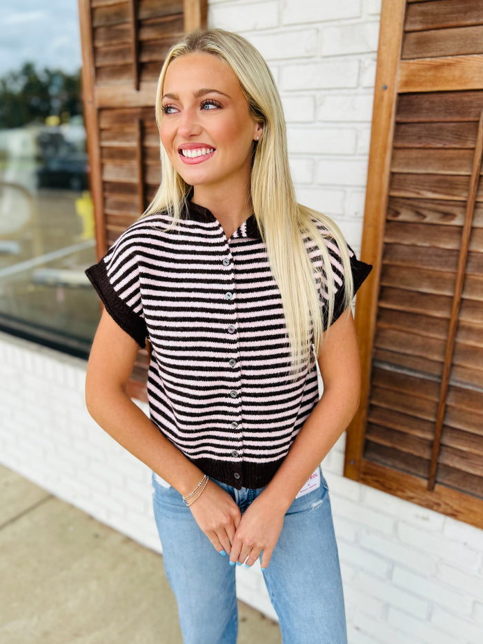 Striped Cardigan