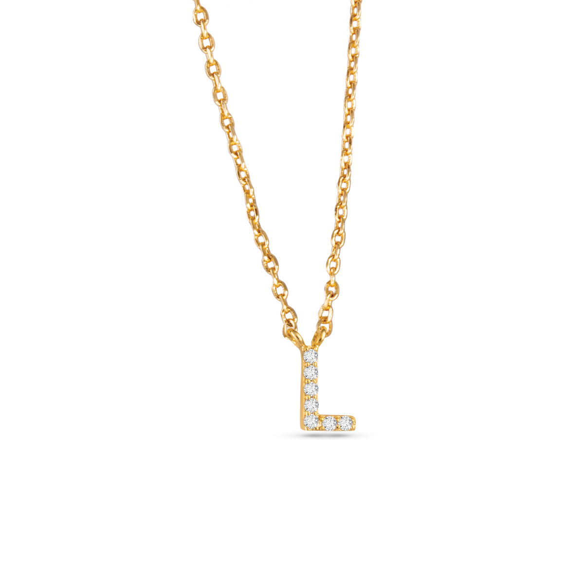 Amanda Blu CZ Initial Necklaces | 18 Letters