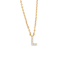 Amanda Blu CZ Initial Necklaces | 18 Letters