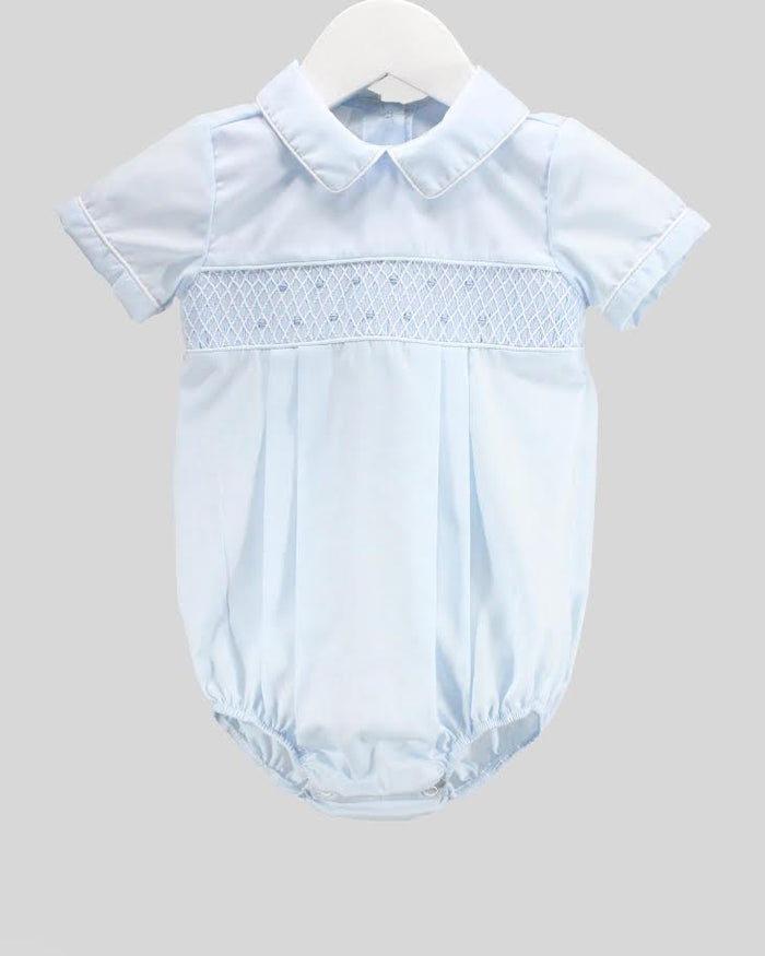 Baby Blessing White Over Lt Blue Matthew Bubble