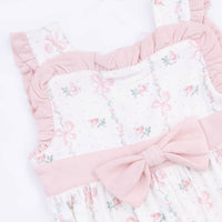 Dainty Buds and Bows - Bow Playsuit