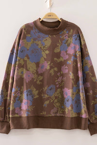 Floral Print Sweatshirt