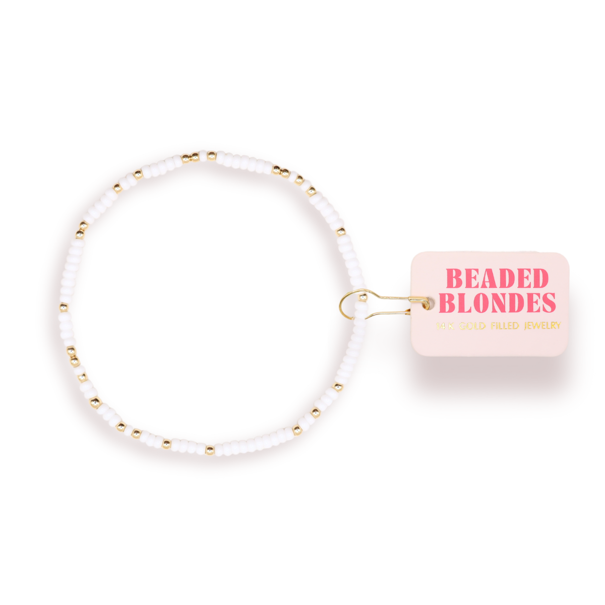 Petite White Sprinkle Bracelet