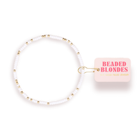 Petite White Sprinkle Bracelet