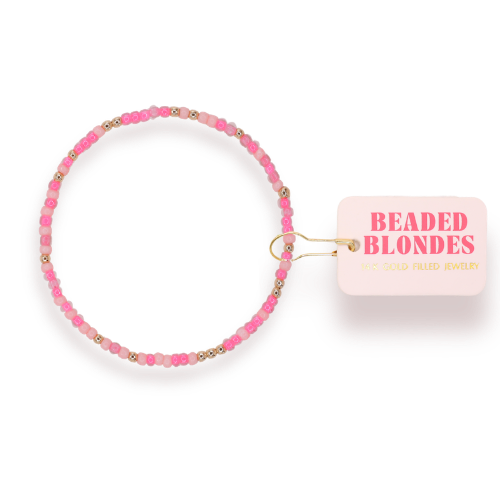 Petite Flamingo Sprinkle Bracelet