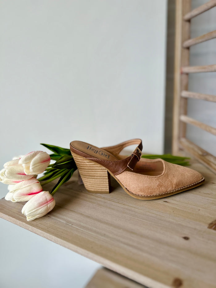 CORKY’S-SOBER UP WEDGE - TOBACCO SUEDE