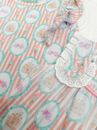 Sage & Lilly Sand Castle Eyelet Bubble