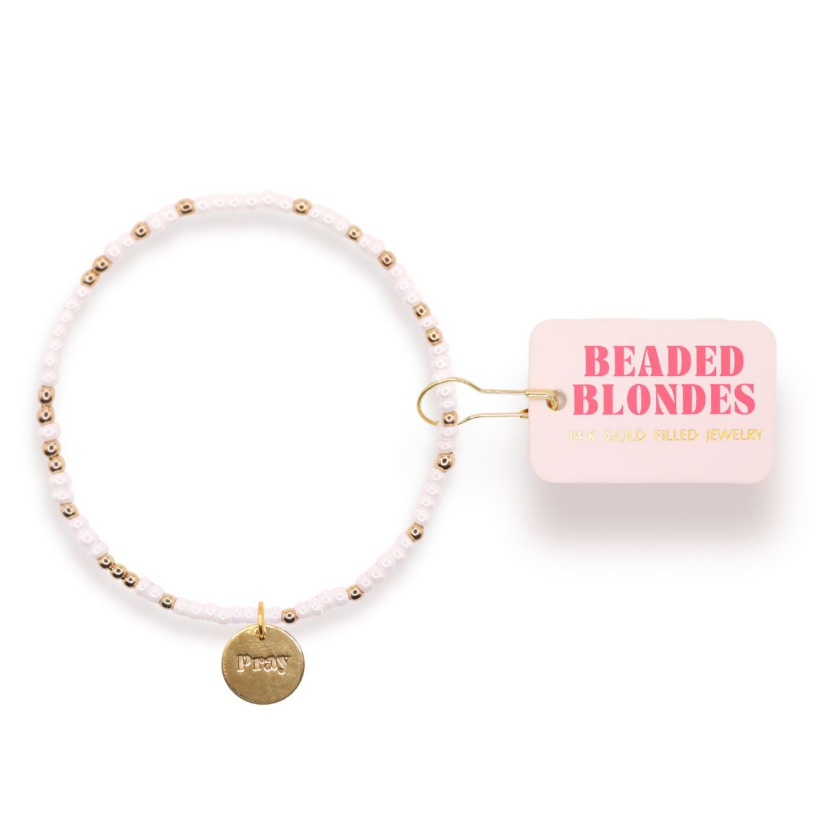 Pray Charm Bracelet on Color