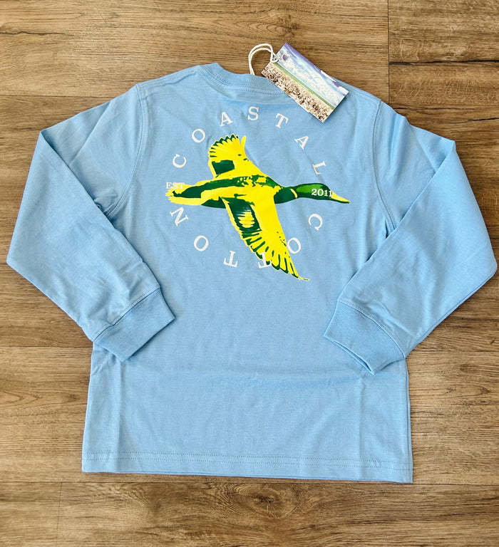 Coastal Cotton-youth long sleeve mallard