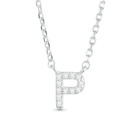 Amanda Blu CZ Initial Necklaces | 18 Letters