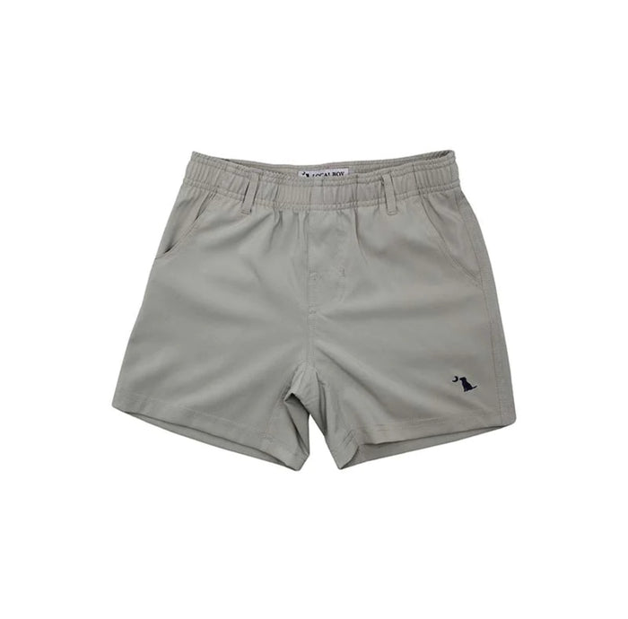 LOCAL BOY- YOUTH VOLLEY SHORTS- COOL GRAY