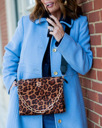 Caroline Hill Ariana Crossbody Spotted Saddle