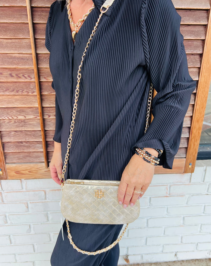 Caroline Hill Livi Crossbody Champagne Pop