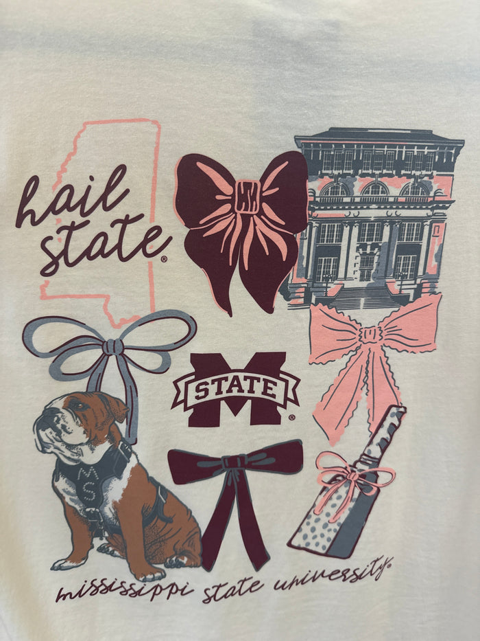 MS State Bow Graphic Tee