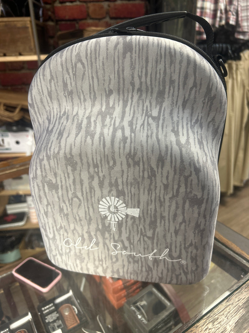 Old South-6 Hat Travel Case Grey Camo