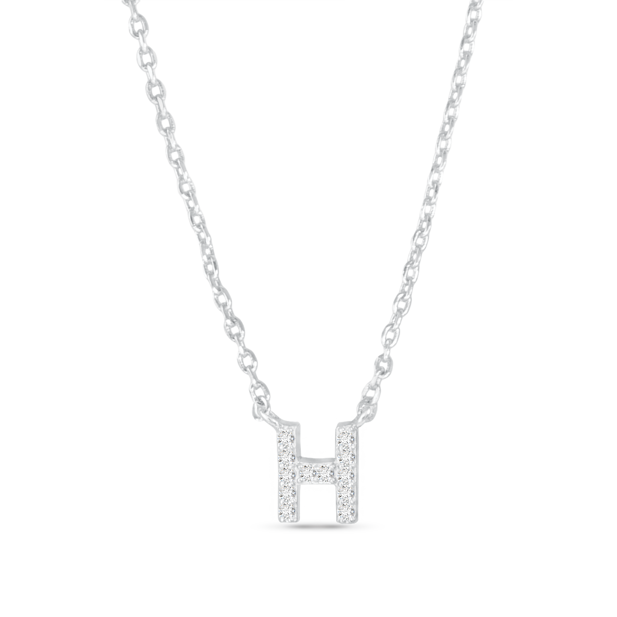 Amanda Blu CZ Initial Necklaces | 18 Letters