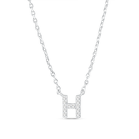 Amanda Blu CZ Initial Necklaces | 18 Letters