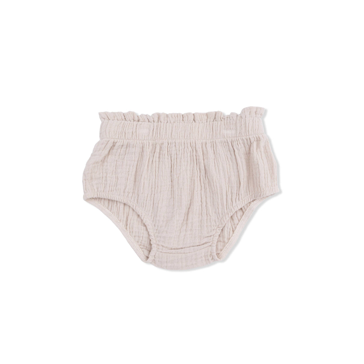 Solid Muslin French Oak - Babydoll Top with Mod Bloomer