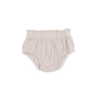 Solid Muslin French Oak - Babydoll Top with Mod Bloomer