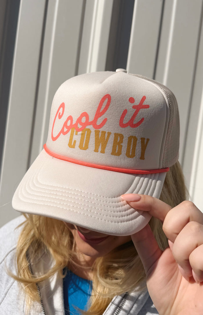 Local Girl Cool It Cowboy Foam Trucker Hat