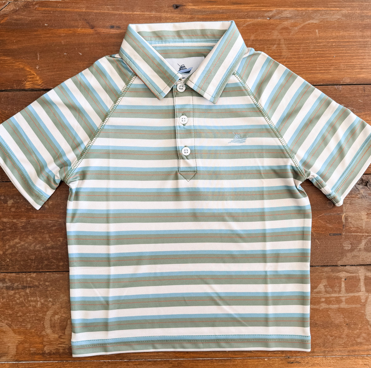 Southbound SS Polo Cedar Green/Pineapple