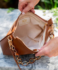 Caroline Hill Charlee Crossbody Chocolate EC