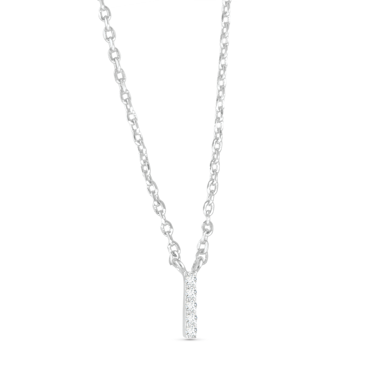 Amanda Blu CZ Initial Necklaces | 18 Letters