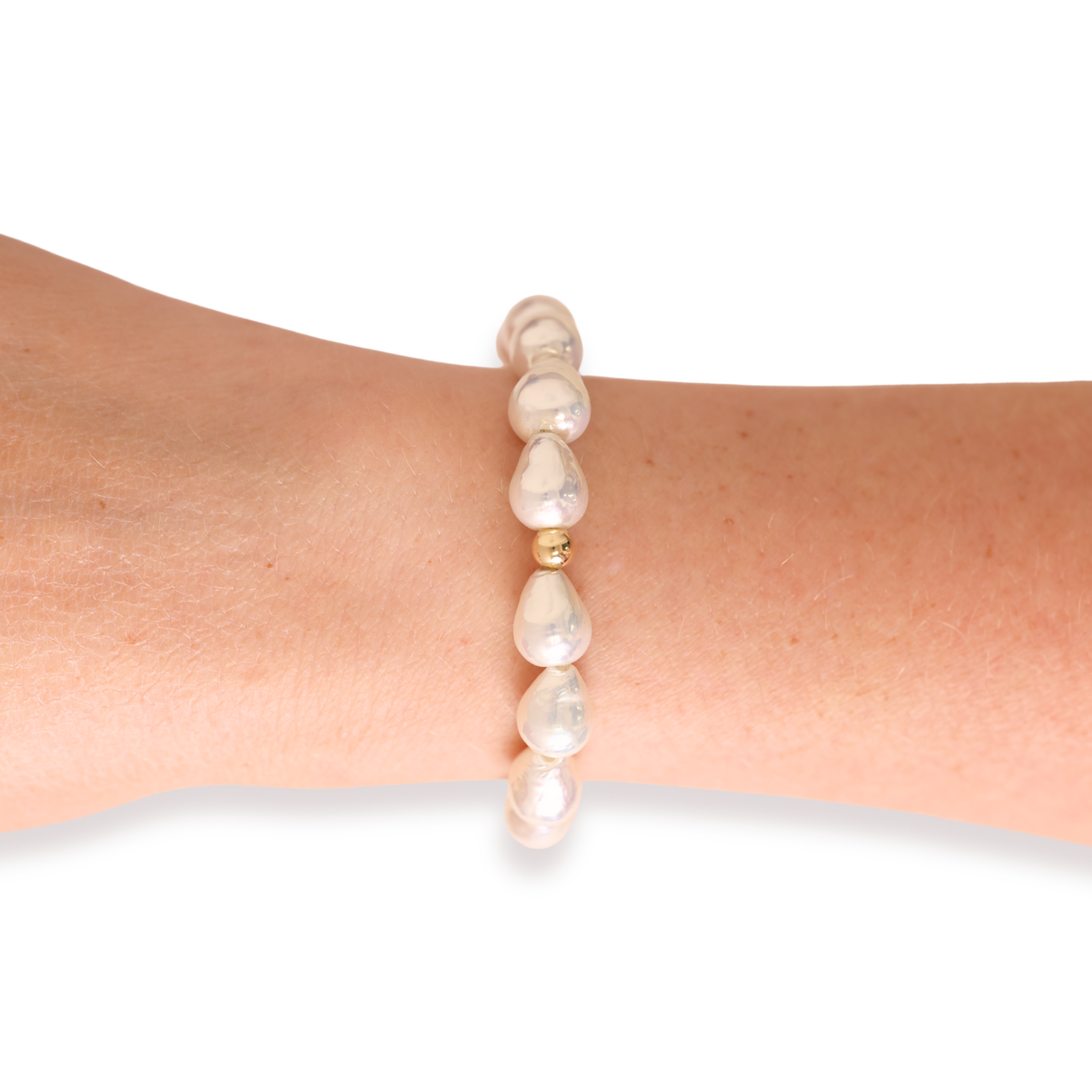 Bella Pearl Bracelet in Gold